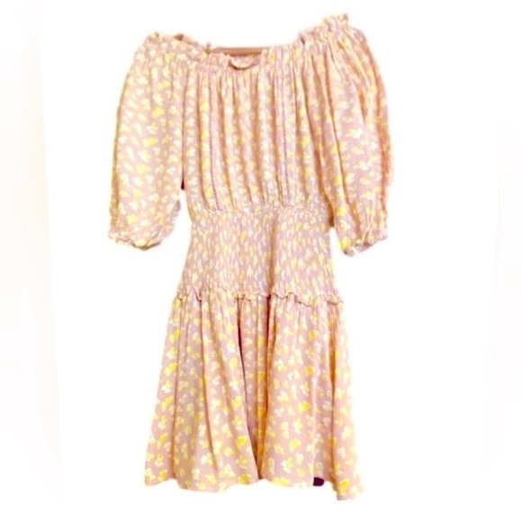 Lush Dresses & Skirts - Lush Floral Off Shoulder Mini Dress Size S